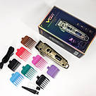 Тример з регульованою довжиною, Тример бездротовий, Акумуляторна машинка-тример для стрижки волосся FB-24, фото 7