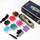 Тример з регульованою довжиною, Тример бездротовий, Акумуляторна машинка-тример для стрижки волосся FB-24, фото 4