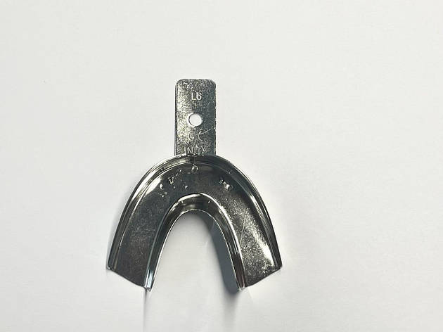 Відтискна ложка анатомічна неперфорована, L6, "Dental Market" Італія, фото 1
