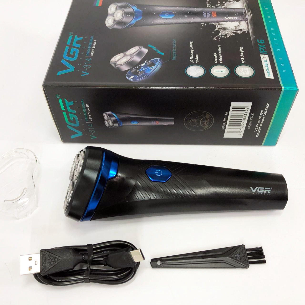 Хороші електричні бритви для гоління VGR V-314, Електробритва для гоління Електронна бритва бороди OG-83, фото 1