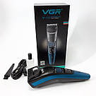 Машинка для підстригання VGR, Машинка для стрижки з безліччю насадок Акумуляторна стрижки CQ-23, фото 9