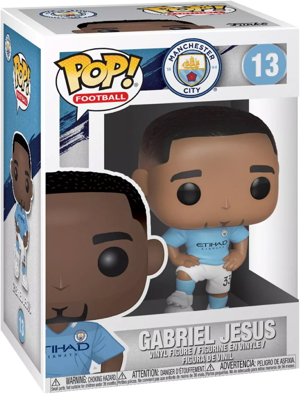 Фігурка Funko POP Football: FC Manchester City - Gabriel Jesus, фото 1