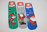 Жіночі шкарпетки махрові новорічні JNLEP 36-39 к-5 набір SANTA, фото 2