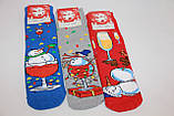 Жіночі шкарпетки махрові новорічні JNLEP 36-39 к-6 набір сніговики, фото 2