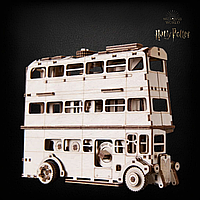 Дерев'яний 3D конструктор Лицарський автобус™ механічна модель Гаррі Поттер™ Ugears