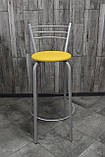 Стілець барний, для барної стійки, для кафе, високий стілець, металевий барний стілець, стілець для бара, фото 2
