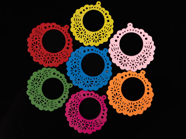 Дерев'яні заготовки для творчості. Колір мікс. 50мм, фото 1