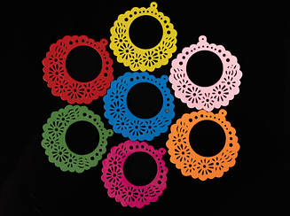 Дерев'яні заготовки для творчості. Колір мікс. 50мм