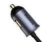 Автомобільний зарядний пристрій Baseus Share Together PPS multi-port Fast charging with extension cord 120W, фото 6