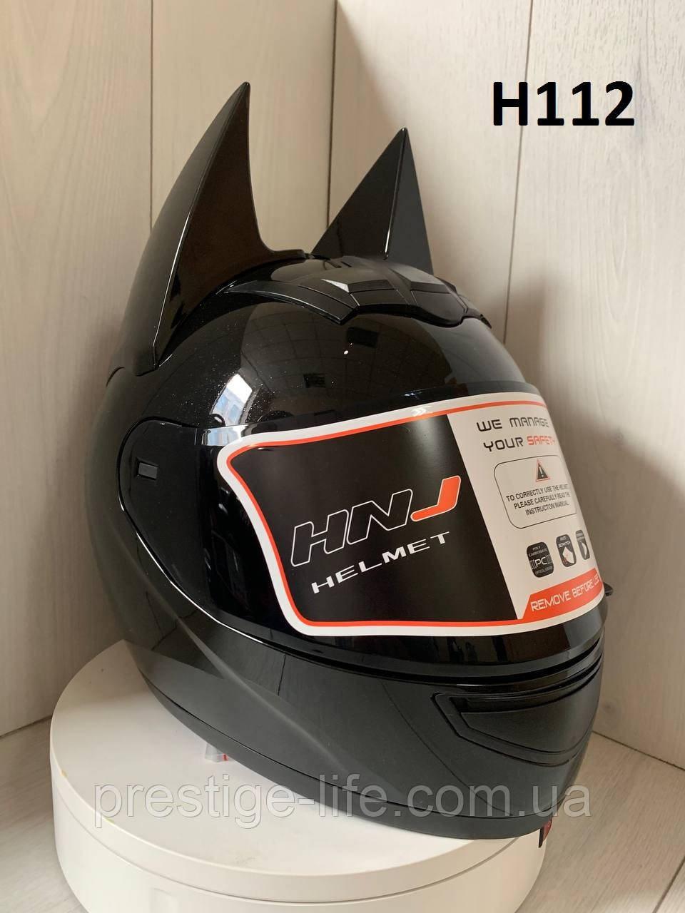 Мотошолом Мото Кото шолом з вушками MS-1650 LC Racing
