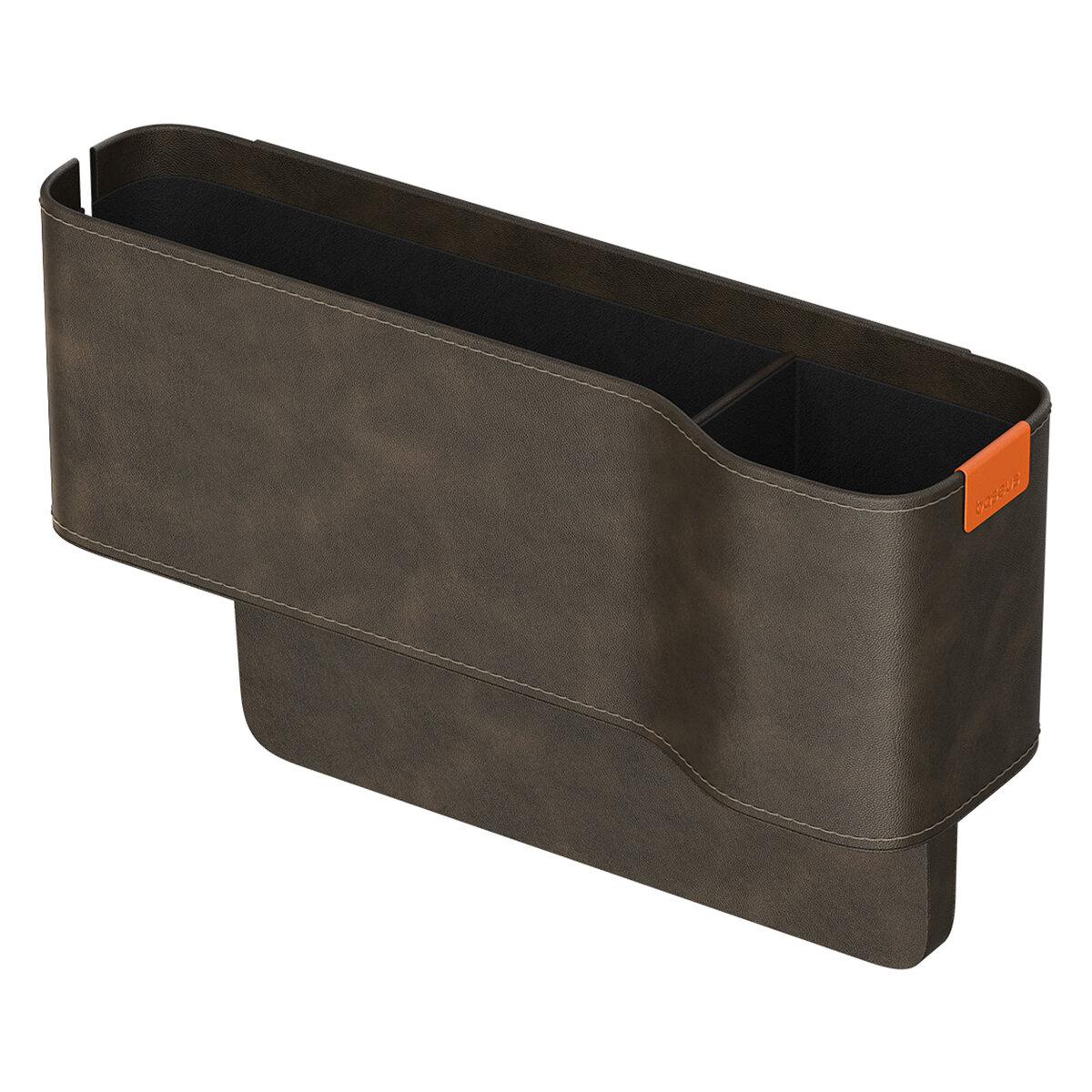 Автомобільний органайзер Baseus OrganizeFun Series Car Console Storage Organizer Marble Brown