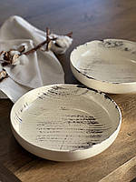 Тарілка Салатна 23 см Чорний Лофт Плюс