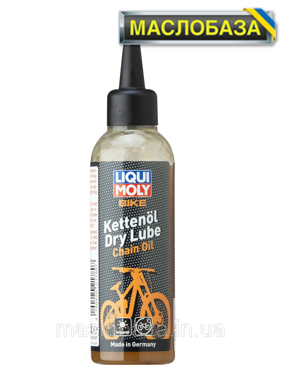 Мастило для ланцюга велосипедів (суха погода) Bike Kettenoil Dry Lube 0.1 л.