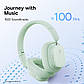 Бездротові навушники Baseus Bowie H1i Noise-Cancellation Wireless Headphones Natural Green, фото 8