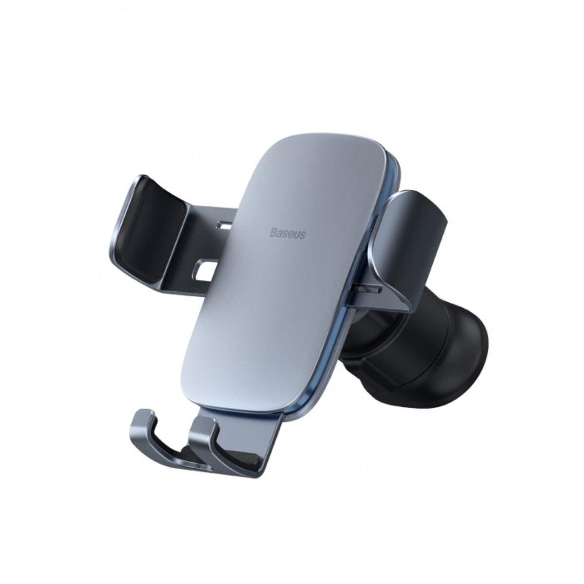 Автотримач для телефона Baseus Metal AgeⅡ Gravity Car Mount(Air Outlet Version)Dark Grey