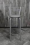 Стілець барний, для барної стійки, для кафе, високий стілець, металевий барний стілець, стілець для бара, фото 2