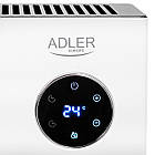 Конвекторний обігрівач Adler AD 7752 — 2000 Вт, механічний термостат, IP24, колеса, білий, фото 7