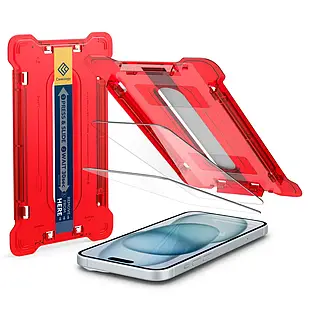 Захисне скло Caseology Snap Fit 2-Pack для iPhone 16 AGL07948