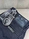 Джинси Chrome Hearts чорна якість Преміум, фото 5