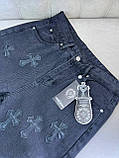 Джинси Chrome Hearts чорна якість Преміум, фото 10