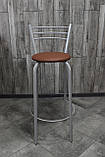 Стілець барний, для барної стійки, для кафе, високий стілець, металевий барний стілець, стілець для бара, фото 3