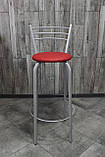 Стілець барний, для барної стійки, для кафе, високий стілець, металевий барний стілець, стілець для бара, фото 3