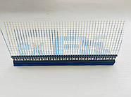 Примикаючий профіль з армуючою сіткою 2,5м (крапельник) колір Графіт (упаковка 25шт)