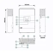 Гібридний інвертор Daxtromn SC-HF-3500, 24 В, 80 А, 3500 Вт (безперебійник, UPS, ДБЖ), фото 5