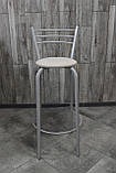 Стілець барний, для барної стійки, для кафе, високий стілець, металевий барний стілець, стілець для бара, фото 4