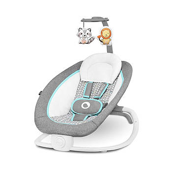 Центр гойдалки-шезлонг Lionelo Pascal Grey Scandi Сірий