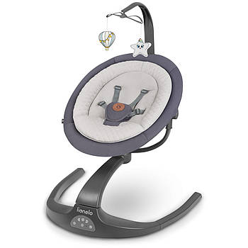 Центр гойдалки-шезлонг Lionelo Rina Grey Concrete Сірий