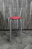 Стілець барний, для барної стійки, для кафе, високий стілець, металевий барний стілець, стілець для бара, фото 2