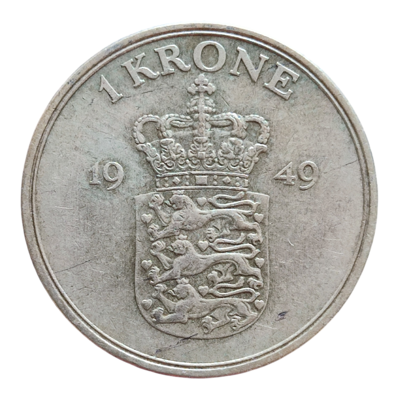 Данія 1 крона, 1949