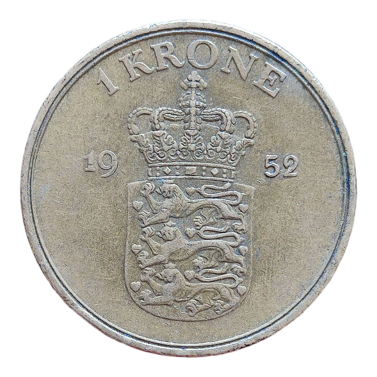 Данія 1 крона, 1952