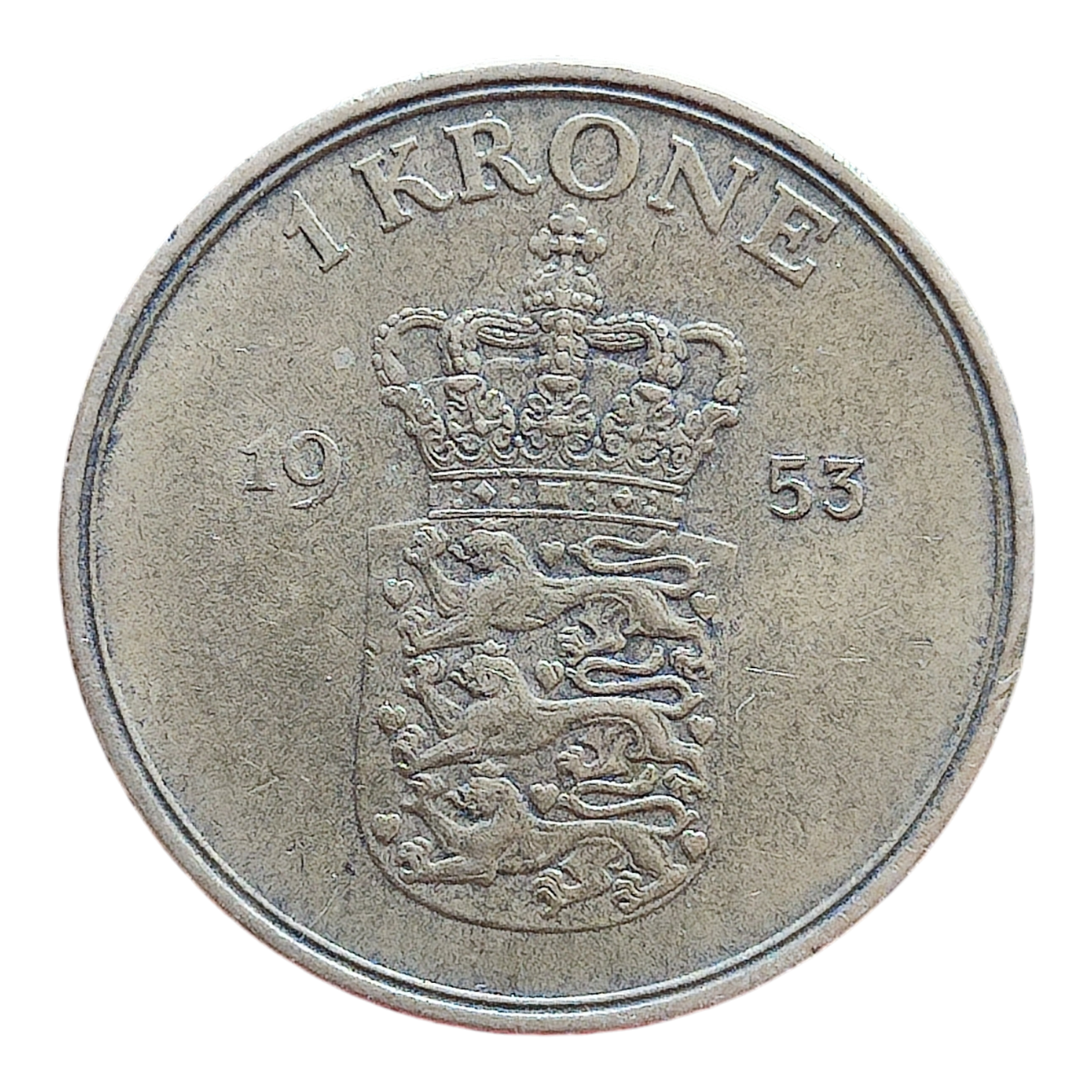 Данія 1 крона, 1953