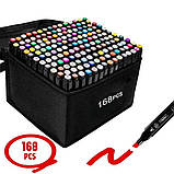 Набір скетч маркерів у сумці Touch, Набір маркерів для художників-початківців, Маркери спиртові GO-84, фото 4