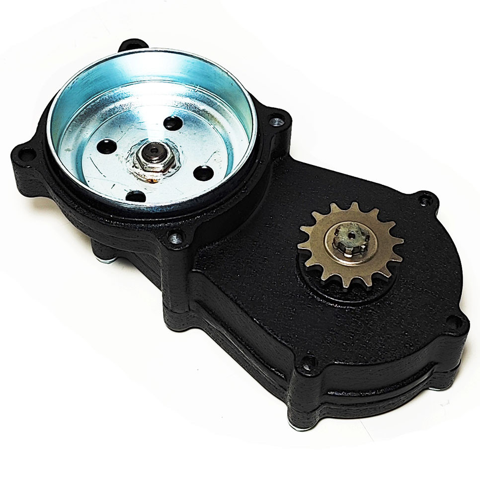 Посилений понижувальний редуктор 3:1 14t з подвійним ланцюгом і зірками