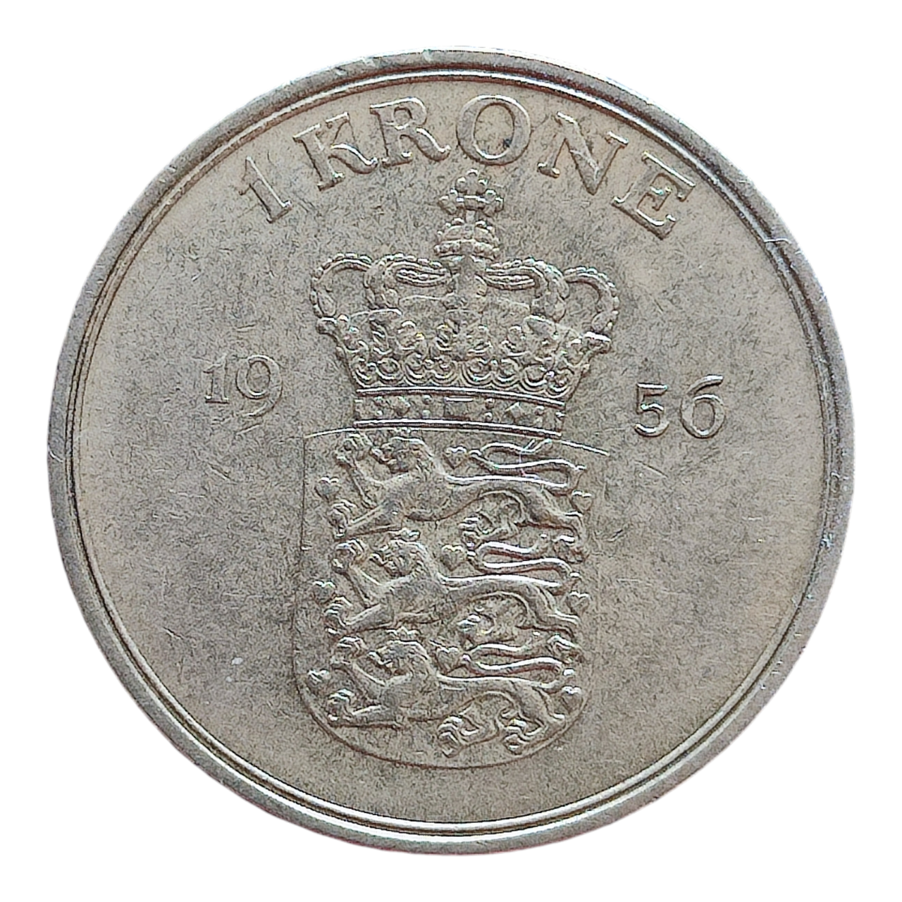 Данія 1 крона, 1956