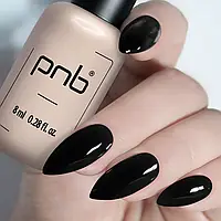 Гель-лак PNB  Dark Black 023, 8 мл
