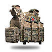 Плитоноска Neptun GEN4 V1 мультикам із системою швидкого скидання MOLLE + 3 підсумків, фото 4