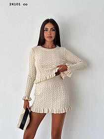 Костюм спідниця та светр 24101 со