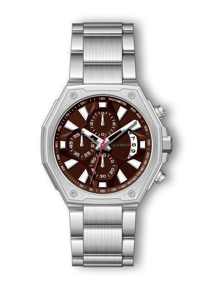 Годинник Guardo 012763-3 (m.SBr)
