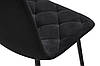 Стілець N-41 велюр чорний / ніжки чорні TM Vetro Mebel, фото 6