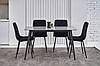 Стілець N-41 велюр чорний / ніжки чорні TM Vetro Mebel, фото 8