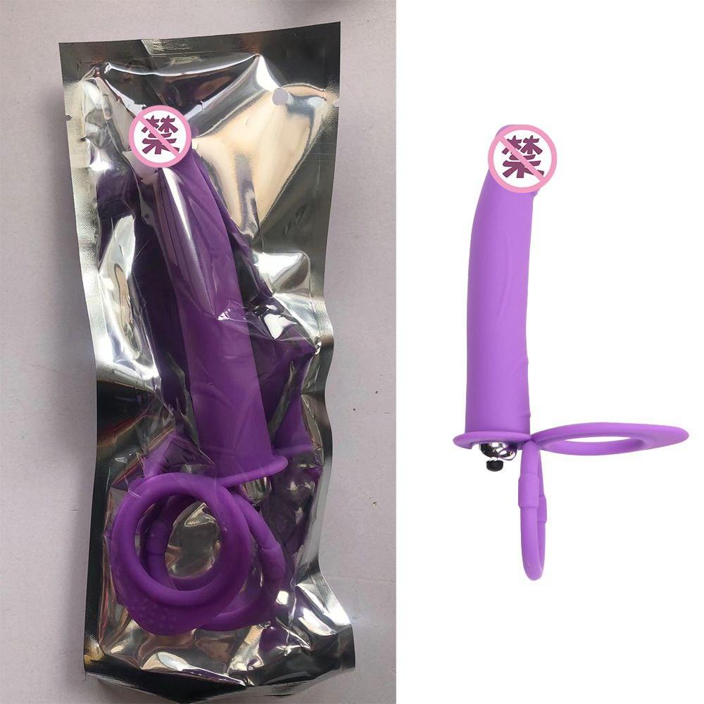 Страпон на пеніс з вібрацією Фіолетовий, фото 1