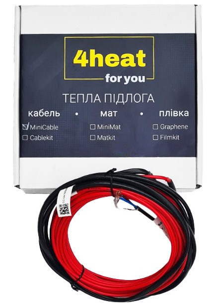 Кабель до теплої підлоги 4HEAT MiniCable/18-375 | 20,9 м (2,1-2,6 м2) - фото 1 - id-p1807395917