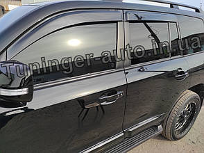 Дефлектори вікон (вітровики) Toyota Land Cruiser 200 2008-2021 (ATM/Тайван)
