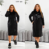 Спортивна тепла сукня батальна 1155 ерх, фото 2