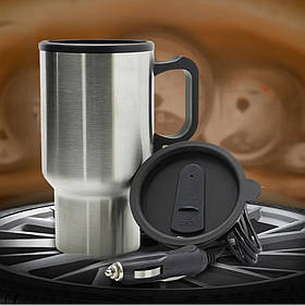 Термочашка в машину з підігрівом термо чашка автомобільна від прикурювача