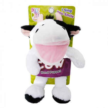 Кукла-рукавичка Pugs at Play Cow, фото 1